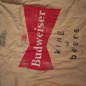 Torrid Cream Graphic Tee with Red and Blue Accents